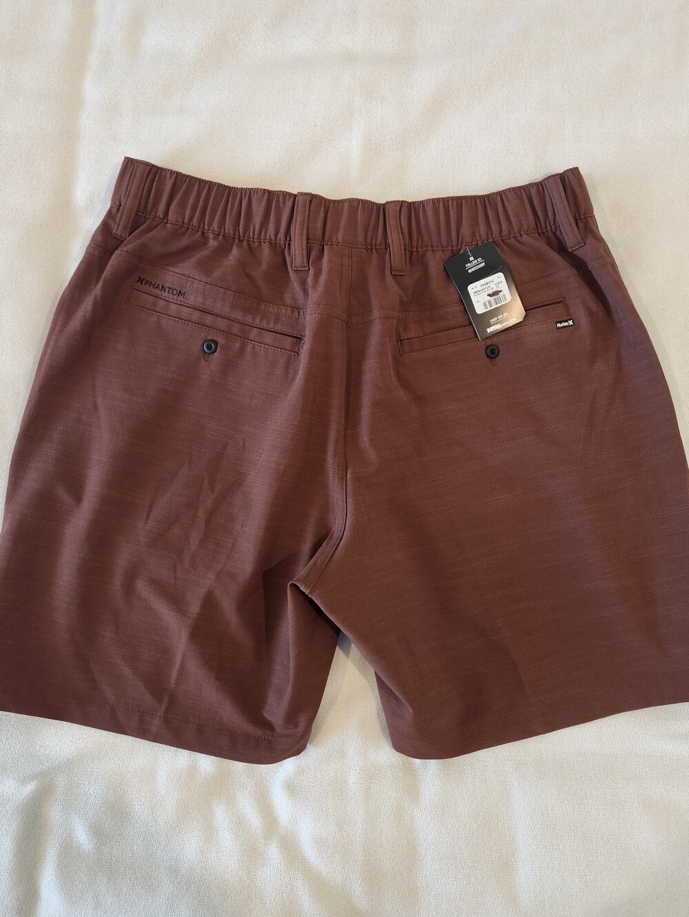NWT Hurley Phantom Hybrid Slub Shorts Size 34 Quick Dry Stretch 7" - Picture 5 of 6